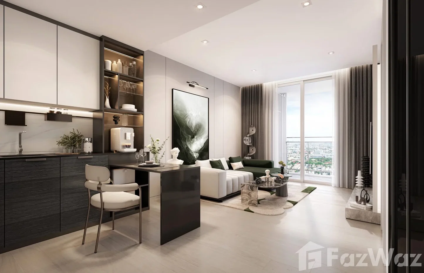 picture River view 1BR, high floor, rare large size 46.8 sqm 6124271 - 2/5