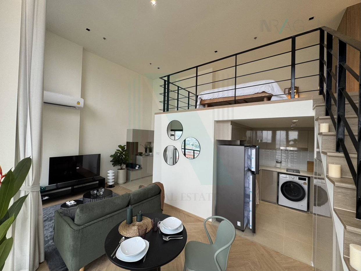 รูป 🎉 ให้เช่าคอนโด ณ รีวา เจริญนคร อาคาร 1 ชั้น 18 Duplex ขนาด 38 ตรม ใกล้ Iconsiam - รูปที่ 7/8