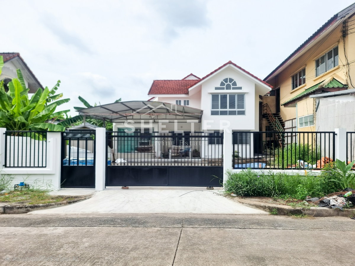 รูป บ้านเดี่ยวขายพร้อมผู้เช่า ใกล้โรงเรียนเตรียมอุดมศึกษาน้อมเกล้า เดินทางง่าย ใกล้มอเตอร์เวย์ สนามบินสุวรรณภูมิ รายล้อมด้วย Community 🏡 - รูปที่ 1/17