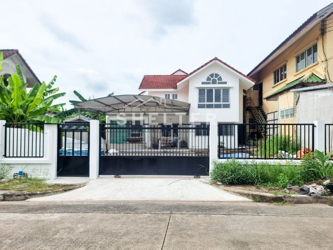 บ้านเดี่ยวขายพร้อมผู้เช่า ใกล้โรงเรียนเตรียมอุดมศึกษาน้อมเกล้า เดินทางง่าย ใกล้มอเตอร์เวย์ สนามบินสุวรรณภูมิ รายล้อมด้วย Community 🏡