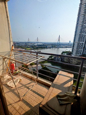 Condos for rent Silom and Sathorn Road : River view condo at SV CITY RAMA 3. 74 sq m, southwest facing balcony.