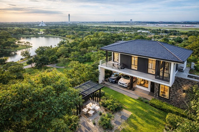 รูป ใกล้นิคมอัญธานี 1 กม. 4นอน พร้อมเฟอร์ฯครบ 8แอร์ มัณฑนา อ่อนนุช-วงแหวน4 บ้านเดี่ยว 2 ชั้น ดีไซน์ทันสมัย 4 น้ำ - รูปที่ 7/8