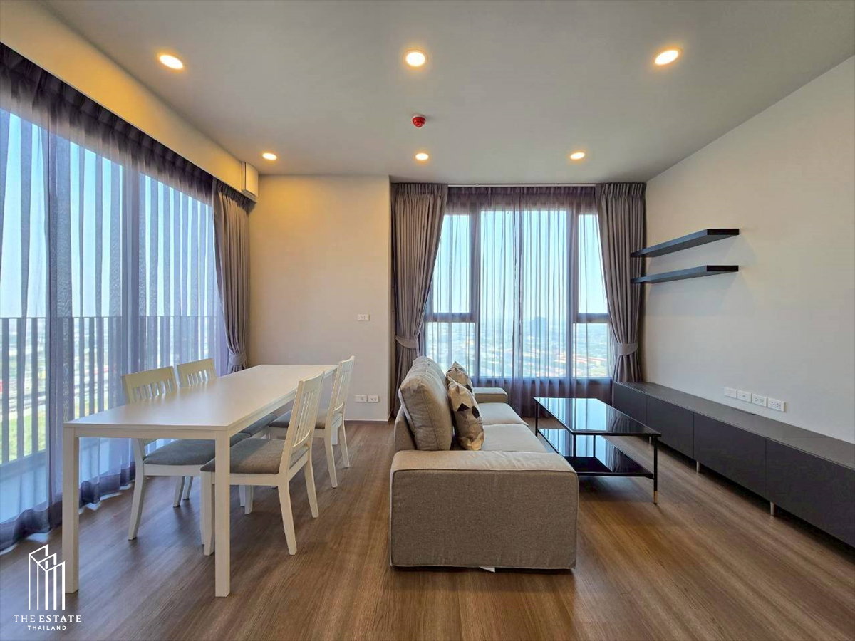 รูป For rent Whizdom The Forestias (Destinia) ห้องมุม ได้วิวเปิด เห็นไกลถึงสนามบินสุวรรณภูมิ  @45,000 Baht - รูปที่ 3/12