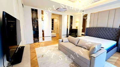 Houses for rent Mega Bangna : 🚅 Luxury house for rent available at Baan Klang Muang The Edition Bangna – 3-storey home with private lift and exclusive penthouse lounge