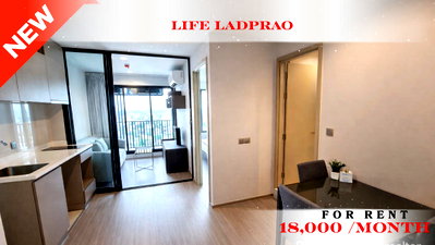 Condos for rent : 🍀🍀 Fully Furnished 💝 📌 Life Ladprao For Rent: Life Ladprao 🚇 Near MRT Phahon Yothin ✨ Ready to move in ✨  PC: A01421  Line: @rent2022