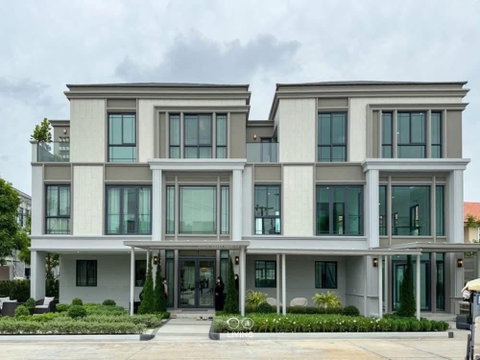 🏡 TH069 | For Rent: Luxury 3-Story Townhome at Baan Klang Muang Classe Sukhumvit 77 | Corner Unit, 10m Width, Fully Furnished