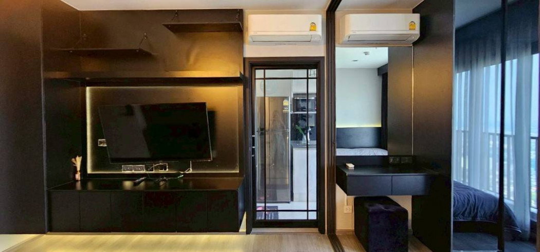 รูป ให้ เช่าคอนโดห้องสวย Politant aqua วิวโค้งน้ำเจ้าพระยา 30 ตรม. ชั้นสูง เเต่งสวย เจ้าของเเต่งเพื่ออยู่เอง - รูปที่ 2/6