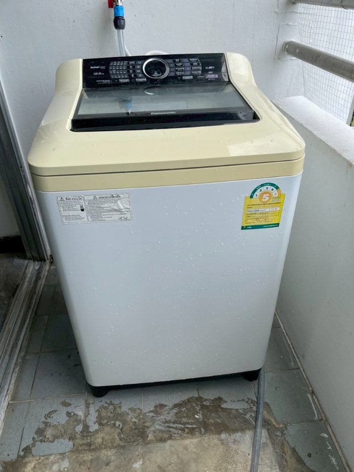 รูป ให้เช่าห้องแต่งพร้อม เฟอร์ครบ ห้องใหญ่ วิวดี ราคาถูก ใกล้ ARL และ MRT สถานีหัวหมาก - รูปที่ 9/10