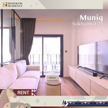 Condo for Rent ⭐ Muniq Sukhumvit 23 near MRT Sukhumvit, 1 Bedroom High-Floor Unit, Special Price 💵