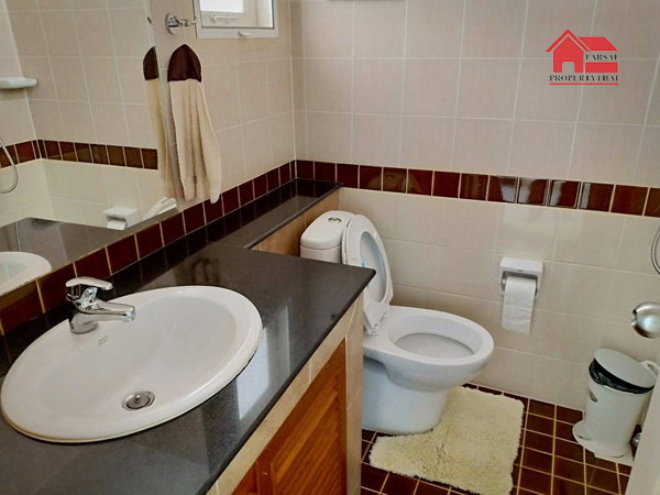 รูป ให้เช่าบ้านเดี่ยว 2ชั้นเนื้อที่ 72ตร.ว 4ห้องนอน 4ห้องน้ำ เฟอร์ครบ (โครงการติดชายหาด)ถนนสุขุมวิท-บางแสน ใกล้ตลาดหนองมน ราคาเช่า 40,000 บ/ด - รูปที่ 7/17