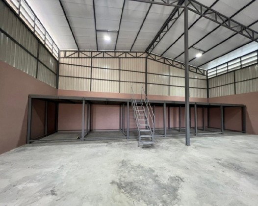 รูป ให้เช่าโกดัง พร้อมออฟฟิศ พร้อมบ้านพัก ย่านซอยลำโพ บางบัวทอง / ใกล้ร.ร.สารสาสน์ โกดังส่วนตัวมีรั้ว รถใหญ่เข้าได้ - รูปที่ 6/11