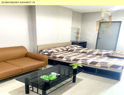 Condos for rent : DL26031300 Condo for rent, IDEO Sukhumvit 115  near BTS Pu Chao, ready to move in, call urgently 0614453194 LineID @162cjixi