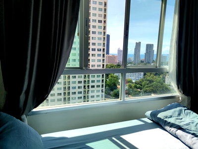 Condos for rent Terminal 21 Pattaya : Room for rent Lumpini Ville Naklua-Wongamat (Pattaya) Building B/21st floor ** Hi-speed internet