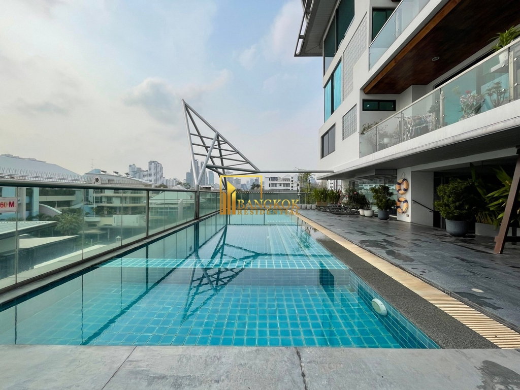 รูป Baan Saraan | Stylish 3 Bedroom Duplex Condo in Phrom Phong - BR4175CD - รูปที่ 37/49