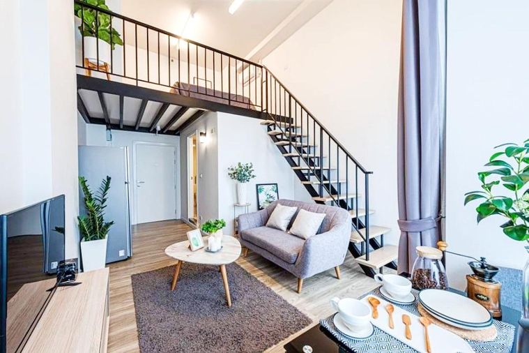 ขาย คอนโด Blossom Condo @ Fashion Beyond ชั้น 19 แบบ Duplex ราคาดี ใกล้แฟชั่นไอส์แลนด์