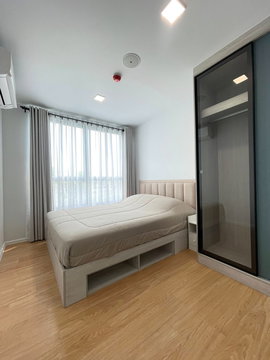 🚆 วิวรถไฟฟ้า ชั้น 4 | Atmoz Kanaal รังสิต | ตึก A ขนาด 26 ตร.ม. แต่งครบ 13,000.- 💎