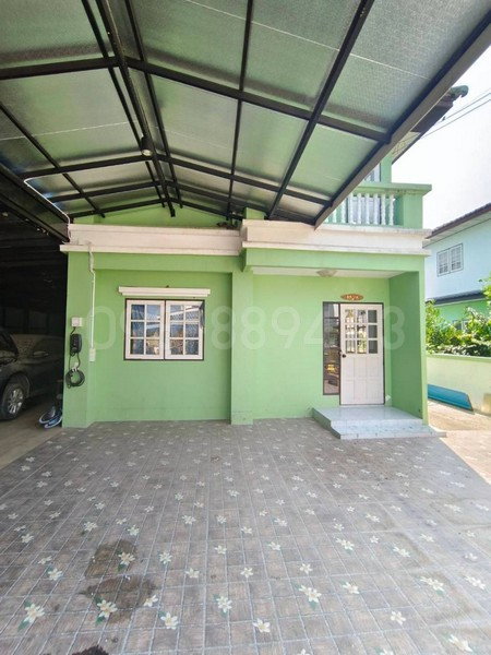 รูป ขายบ้าน 2 ชั้น บ้านสวนศรีปทุม หนองเสือ คลอง 11 ปทุมธานี เนื้อที่ 63 ตรว 3นอน 2น้ำ ต่อเติมโรงรถแล้ว - รูปที่ 2/8