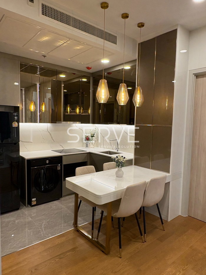 รูป  🔥ห้องมุม เป็นส่วนตัว 2นอน มีอ่างอาบน้ำ ตำแหน่งดีมาก วิวดี เฟอร์จัดเต็ม แต่งหรู มีลิฟท์ส่วนตัว คอนโดใกล้ BTS ราชเทวี @ Wish Signature II Midtown Siam  - รูปที่ 7/10