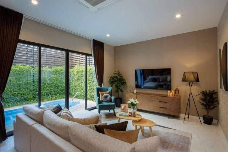 ให้เช้าบ้านปาล์มสปริง พรีวาโต้ (Palm Spring Privato)  หางดง เชียงใหม่   พื้นที่ 303 ตร.ม. 4 ห้องนอน