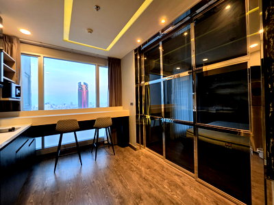 Condos for rent : (For rent) Rhythm Phahol-Ari – 28th Floor, 46 sqm, Fully Furnished & Newly Decorated