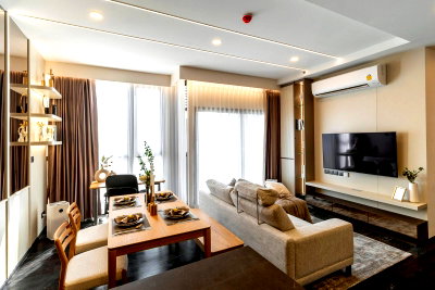 คอนโดให้เช่า : LTH14757 – Condo for Rent | Park Origin Thonglor | 65.53 sqm | 2 Beds 2 Baths | Luxury High Floor City View Best Value | Near BTS Thonglor | 75K