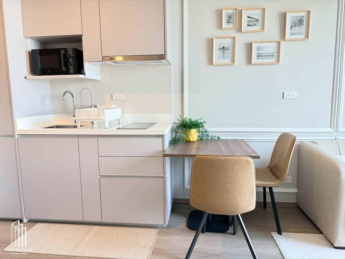 รูป For rent Whizdom The Forestias (Destinia) ห้องตกแต่งสไตล์อบอุ่น ชั้นสูง วิวโล่งโซนชานเมืองสบายตา @25,000 Baht - รูปที่ 4/7