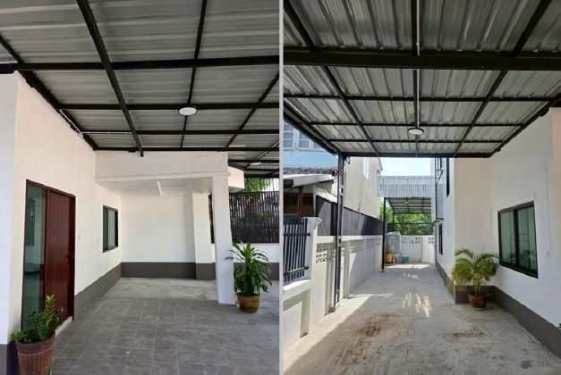 รูป ให้เช่าบ้านเดี่ยว / บ้านแฝด 2 ชั้น ใกล้ MRT ไทรม้า / หมู่บ้านนนทรีปาร์ค ซอยบางรักน้อย 16 /มีเฟอร์นิเจอร์ / อยู่อาศัย หรือ Home Office จดบริษัทได้ - รูปที่ 6/12
