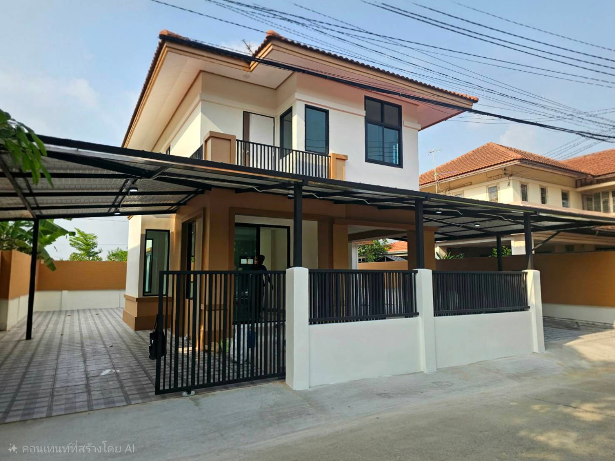 รูป ขายบ้านเดี่ยว 2 ชั้น บ้านฟ้ากรีนพาร์ค เฟส2 รังสิต-คลอง2 มี 3 ห้องนอน 2 ห้องน้ำ ใกล้ตลาด รีโนเวทพร้อมอยู่ (TS0037) - รูปที่ 2/13