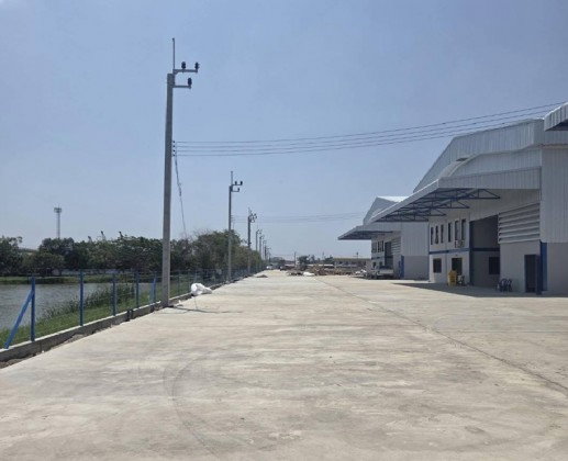 รูป ให้เช่าโกดังพร้มสำนักงาน สร้างใหม่ ทำเลถนน บางพลี- ตำหรุ สมุทรปราการ / อยู่ในซอยหลังป้อมคลองเก้า / พื้นที่ใช้สอย 840 ตารางเมตร บนที่ดิน 1 ไร่ - รูปที่ 6/7