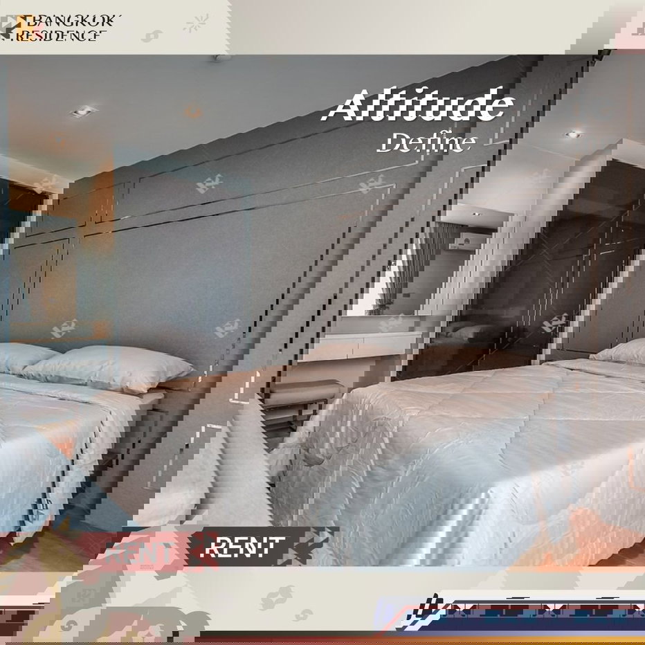 รูป เช่าคอนโด ⭐ Altitude Define ใกล้ MRT สามย่าน 25k ยูนิต 1 นอน เฟอร์ครบ พร้อมอยู่ 💚 - รูปที่ 1/8