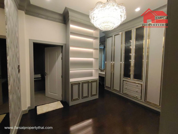 รูป ให้เช่าบ้านคฤหาสน์สุดหรู 2ชั้น เนื้อที่ 153ตร.ว พื้นที่ใช้สอย 604ตร.ม 5ห้องนอน 6ห้องน้ำ ถนนพระราม 9 - กรุงเทพกรีฑา ราคาเช่า 450,000 บ/ด - รูปที่ 8/34