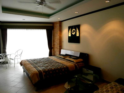 Condos for rent Jomtien Sai 1 : Studio Condo for Rent in Jomtien Pattaya at View Talay 1B