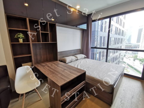 🏢💎Urgent💎Luxury condo for rent, Ashton Chula-Silom. Spacious Studio room at a great price, near Chulalongkorn University.🏙️