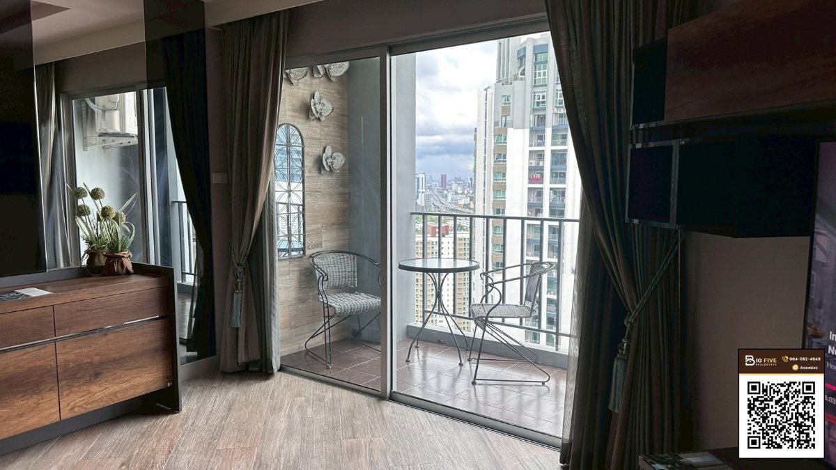 รูป  A69-024   เช่าคอนโด  Belle Grand Rama 9  แบบ 2ห้องนอน ใกล้ MRT พระราม 9 เพียง 550 เมตร✨  - รูปที่ 4/10