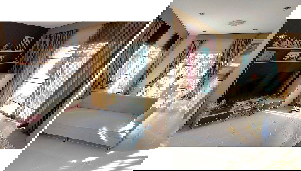 รูป บ้านเดี่ยวเครือแสนสิริ ทำเลเด่นติดถนนราชพฤกษ์ ไม่ต้องเข้าซอย บ้านแปลงหัวมุม บรรยากาศสงบเงียบ น่าอยู่ ในหมู่บ้านสราญสิริ (ราชพฤกษ์-แจ้งวัฒนะ) นนทบุรี - รูปที่ 5/23