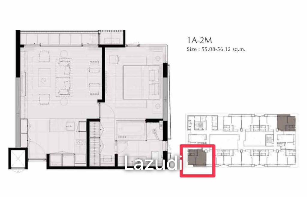 รูป 57.0 ตร.ม.  1 ห้องนอน  1 ห้องน้ำ คอนโดสำหรับ ขายใน สีลม - รูปที่ 17/18