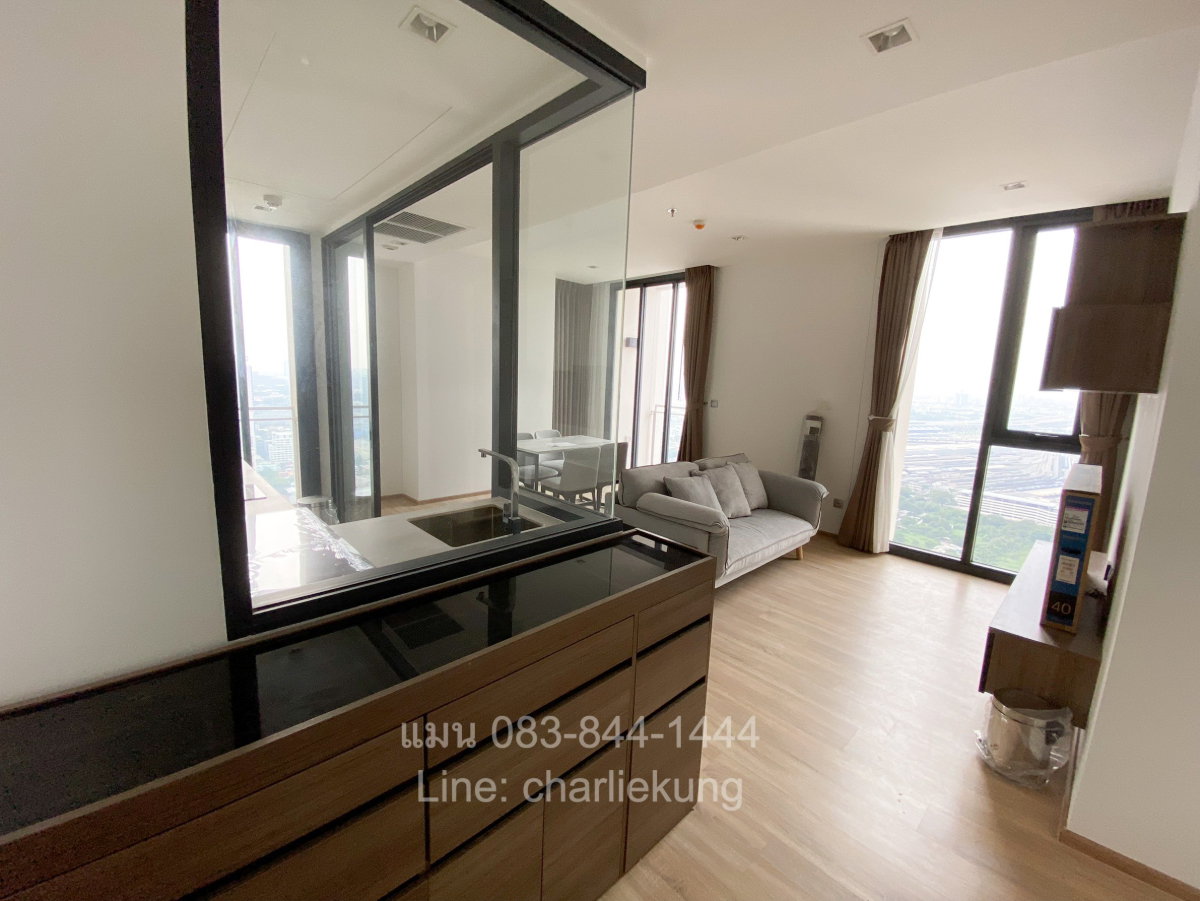 รูป 📍ให้เช่า! 📍The Line Phahon-Pradipat 2 ห้องนอน 2 ห้องน้ำ 65.5 ตรม. ทิศเหนือ ชั้น 40+📍 45,000 บาท/เดือน! - รูปที่ 4/17