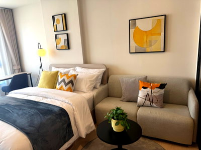 Condos for rent Thammasat University, Rangsit Campus : 🔥🔥🔥For rent DCondo Vivid, Bangkok University. Studio, Building A, 6th floor, 25.5 sq.m., 12,000 THB, fully furnished.