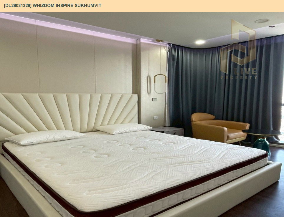 รูป DL26031329 ให้เช่าคอนโด วิสดอม อินสปาย สุขุมวิท (Whizdom Inspire Sukhumvit) ใกล้ BTS ปุณณวิถี พร้อมเข้าอยู่ โทรด่วน 0842740999 LineID @523dslwi - รูปที่ 2/21