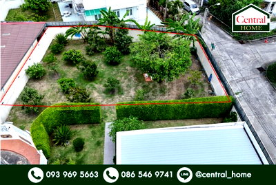 ที่ดิน โรงเรียนนานาชาติเด่นหล้า : ที่ดินเปล่า ถมแล้ว 131 ตารางวา ลัดดารมย์ รัตนาธิเบศร์ แปลงริม