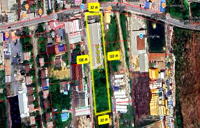 โรงงาน ถนนติวานนท์ : ขายโรงงานทำเลทอง 2ไร่เศษ บางใหญ่ ใกล้กาญจนา – น้ำไม่ท่วม