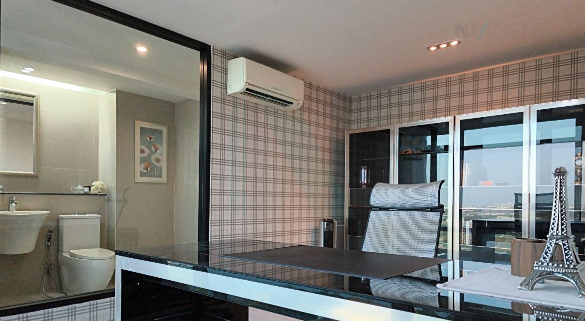 รูป 🎊 ให้เช่าคอนโด เดอะเลค คอนโดมิเนียม อาคาร 1 ชั้น 21 3 ห้องนอน ขนาด 108 ตรม ใกล้ ท็อปส์เดลี่ เมืองทองธานี - รูปที่ 3/8