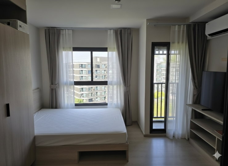 รูป คอนโดใหม่ Dcondo ชายน์ รังสิต ชั้นบนสุด มีเครื่องใช้ไฟฟ้าครบ ใกล้ลิฟท์ สะดวกมาก เสียงไม่รบวน - รูปที่ 10/14
