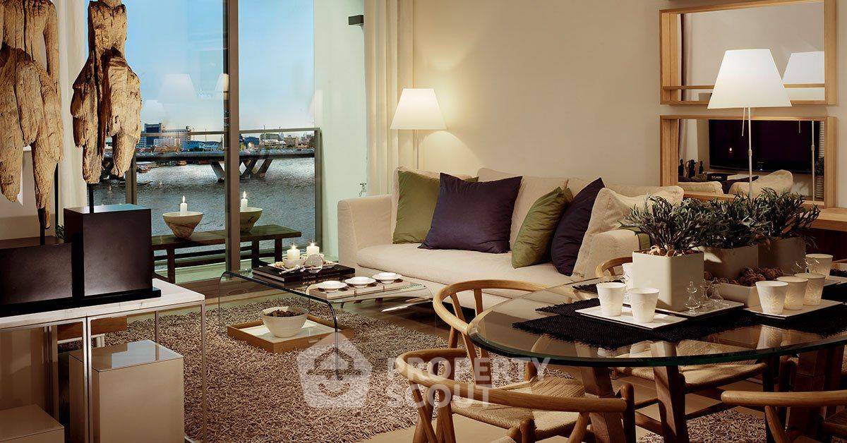 รูป คอนโด 3-ห้องนอน ที่ เดอะ ริเวอร์ คอนโดมิเนียม ใกล้ BTS สะพานตากสิน (ID 1523962) - รูปที่ 3/5