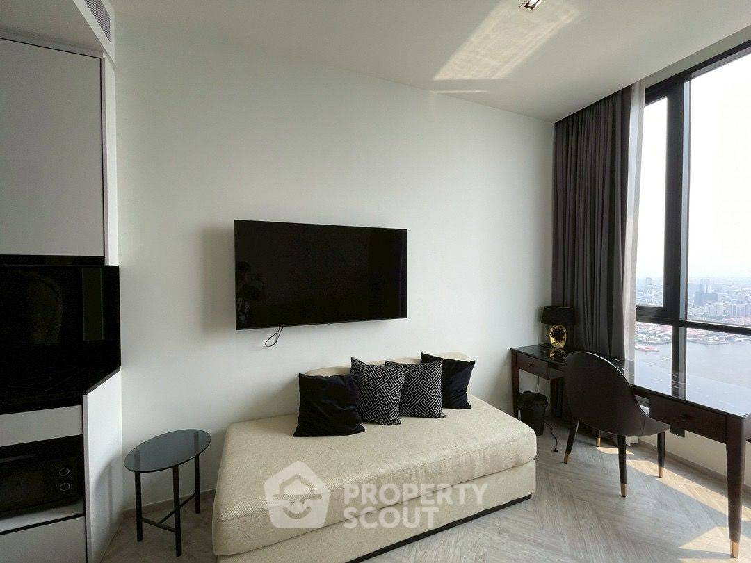 รูป ชั้น 38 คอนโด 1 ห้องนอน Chapter Charoennakhorn - Riverside ใกล้ BTS กรุงธนบุรี (ID 1235846) - รูปที่ 1/11