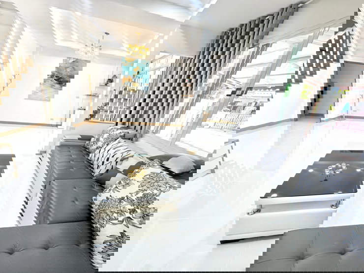 รูป 🌈ทาวเฮ้าส์2ชั้น5Bed 2Bath อยู่เจริญ29รัชดา18 ห้วยขวาง บ้านใหม่ ว่างพร้อมอยู่🔆 - รูปที่ 3/15