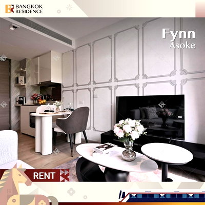 คอนโดให้เช่า :  เช่าคอนโด 🎯 Fynn Asoke ยูนิตสวย 1 นอน 38 ตรม 30K ❤️ใกล้ BTS อโศก  