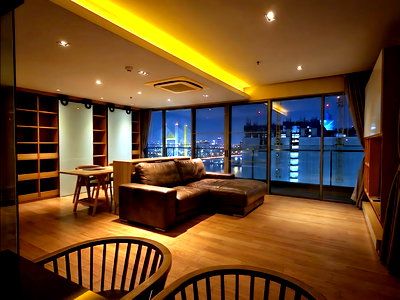 ขายคอนโด : [ราคาดีสุด] ขายคอนโดหรู Starview พระราม 3 ยูนิต Rare Item 3 ห้องนอน 160.3 ตร.ม. Private Lift วิวแม่น้ำ