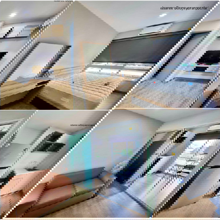 รูป (เจ้าของโพสเอง) คอนโดทำเลม.กรุงเทพ ใกล้มาก  (นั่งวินไปกลับ20บาท)  โครงการ Be condo ตึกA ห้องมุม - รูปที่ 10/10