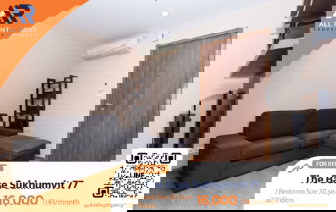 🔥 ปล่อยเช่าด่วน! The Base Sukhumvit 77 1 นอน ชั้น 38 วิวสวย เพียง 16,000/เดือน